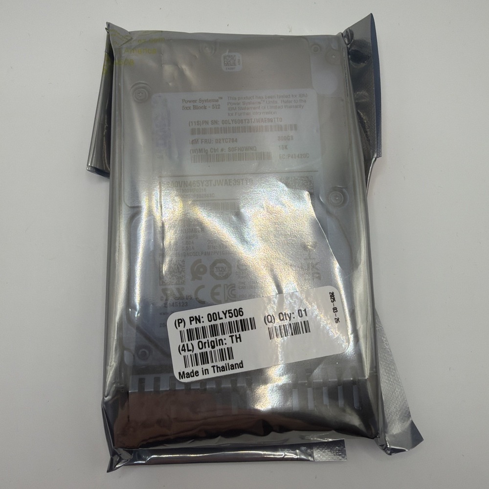 IBM ST300MP0016 300GB 2.5" 6Gb/s 15K RPM SAS Hard Drive FRU P/N: 00E9912